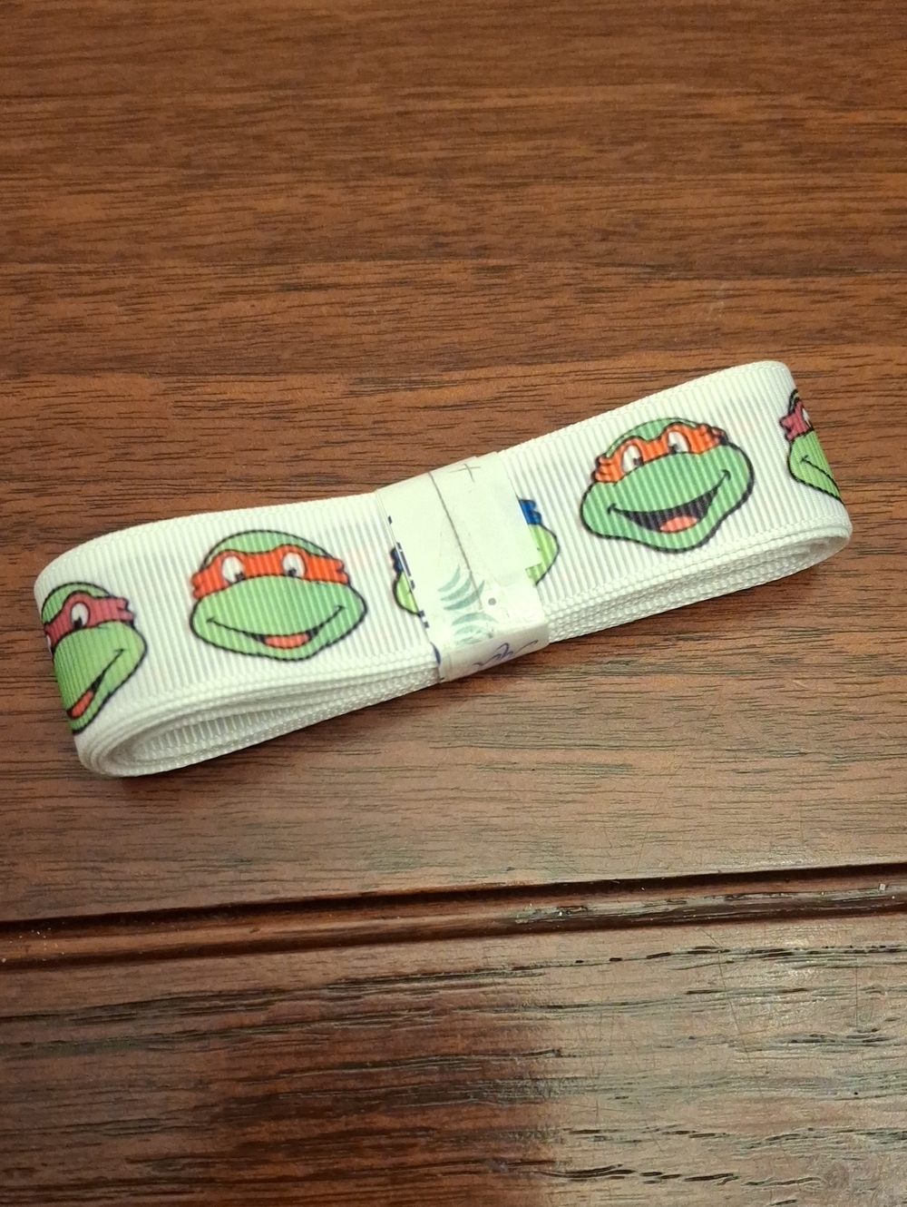 3 yards Grosegrain 1" Ribbon Teenage Ninja Turtle New off Roll